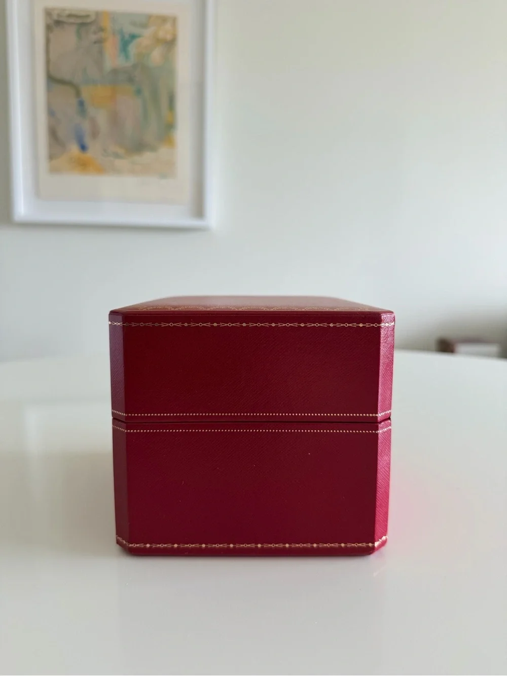 Cartier Red Watch Presentation Watch
